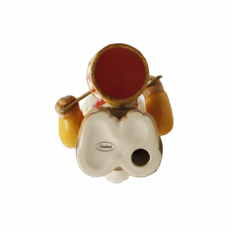 Goebel Figur Hase Herziger Trommler, Osterhase, Steingut, Bunt, 8 cm, 66845971