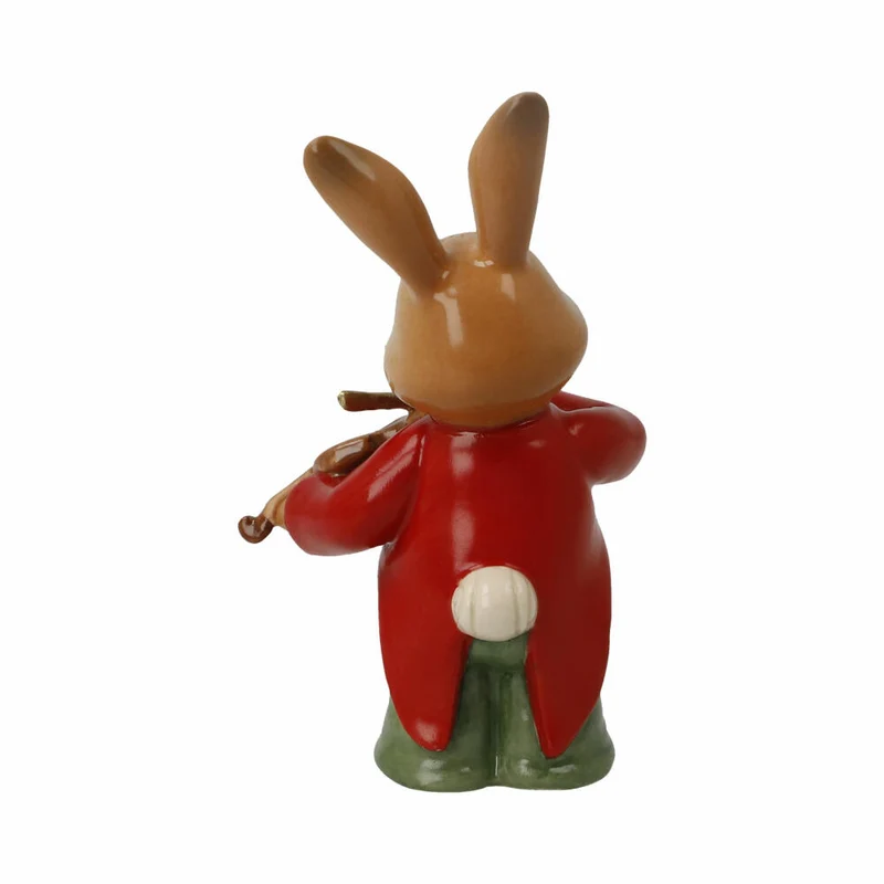 Goebel Figur Hase Kleiner Violinist, Osterhase, Steingut, Bunt, 8 cm, 66845981