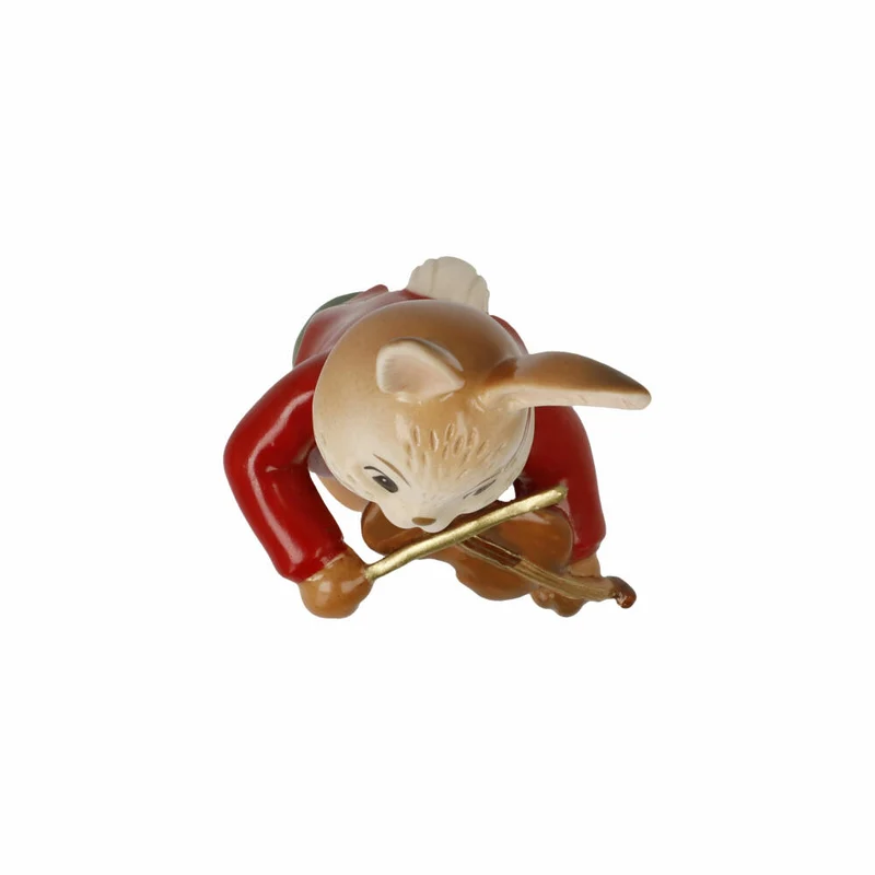 Goebel Figur Hase Kleiner Violinist, Osterhase, Steingut, Bunt, 8 cm, 66845981