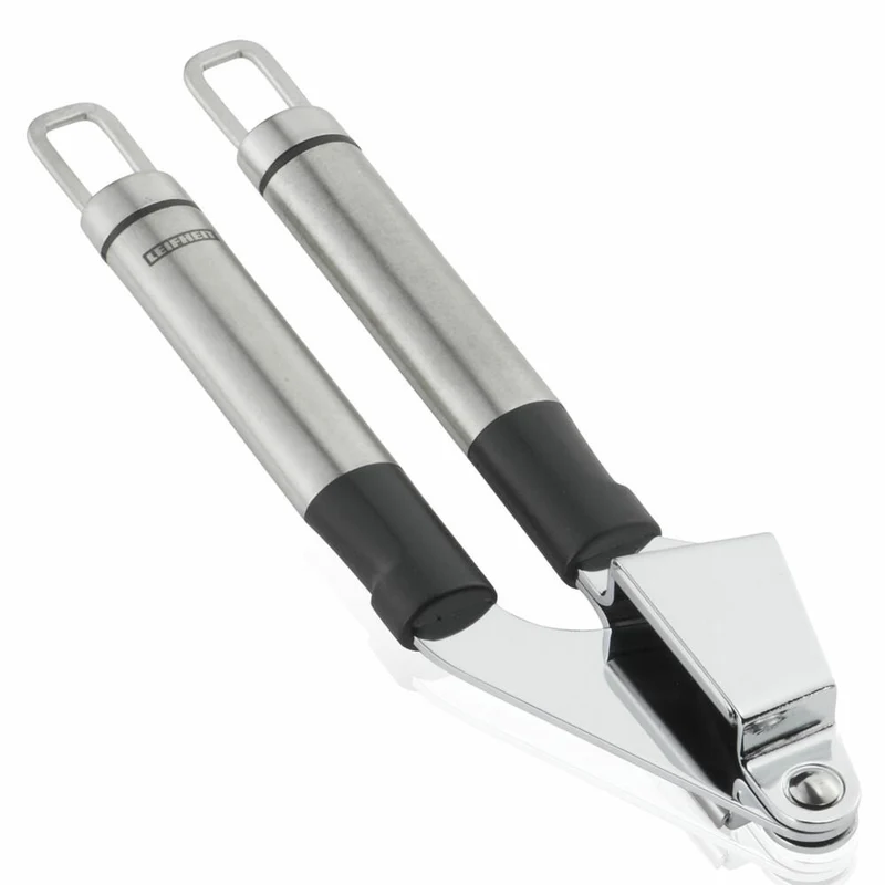 Leifheit Knoblauchpresse, Knoblauchschneider, Knoblauchschäler, Edelstahl, 3124
