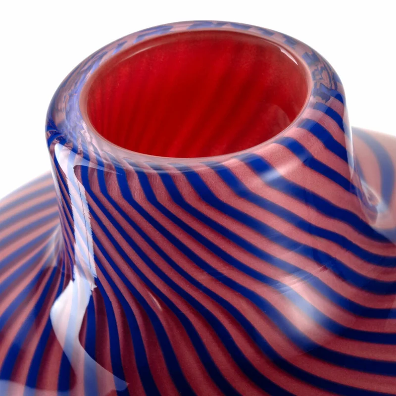 Leonardo Vase Filo Colori, Blumenvase, Dekovase, Tischvase, Glasvase, Glas, Pink, H 16 cm, 047515