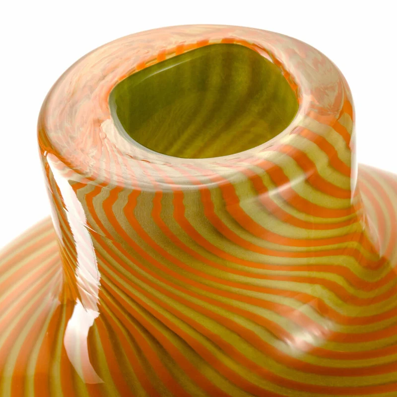 Leonardo Vase Filo Colori, Blumenvase, Dekovase, Tischvase, Glasvase, Glas, Gelb, H 32 cm, 047516