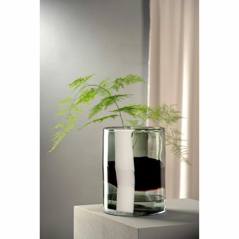 Leonardo Vase Banda Nera, Blumenvase, Dekovase, Glasvase, H 26 cm, 047517