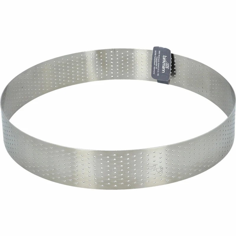 Birkmann Premium Baking Back- und Tortenring, Backring, Backform, Perforiert, Edelstahl, Ø 24 cm, 265974