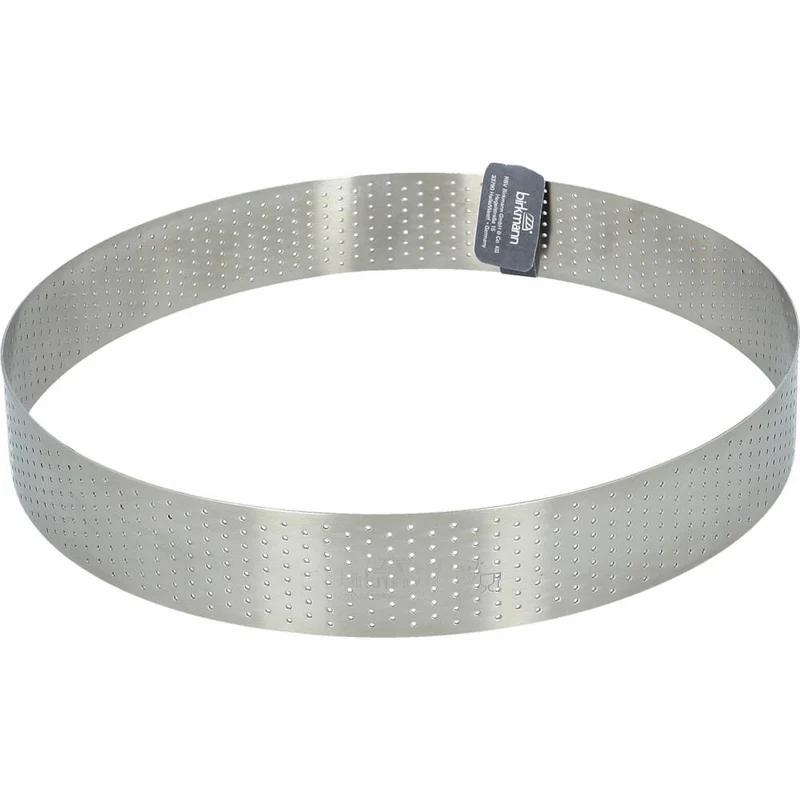 Birkmann Premium Baking Back- und Tortenring, Backring, Backform, Perforiert, Edelstahl, Ø 26 cm, 265981