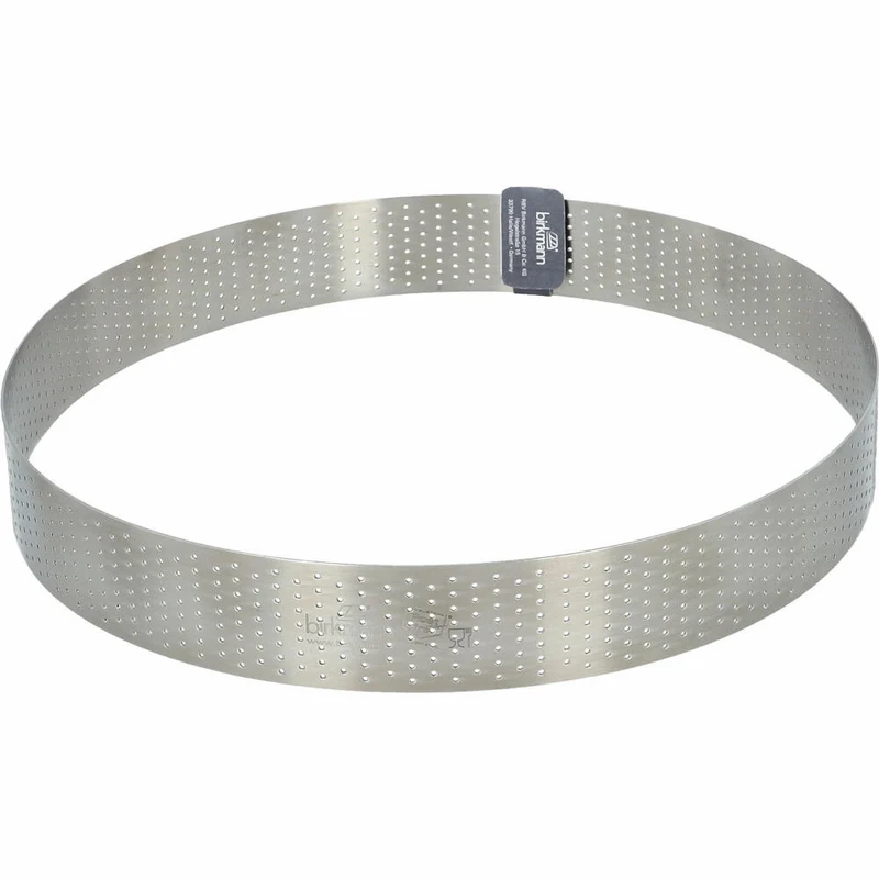 Birkmann Premium Baking Back- und Tortenring, Backring, Backform, Perforiert, Edelstahl, Ø 28 cm, 265998