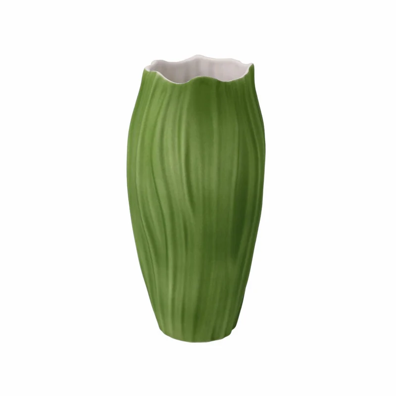 Goebel Vase Kaiser Spirulina, Dekovase, Biskuit-Porzellan, Grün, 20 cm, 23123051
