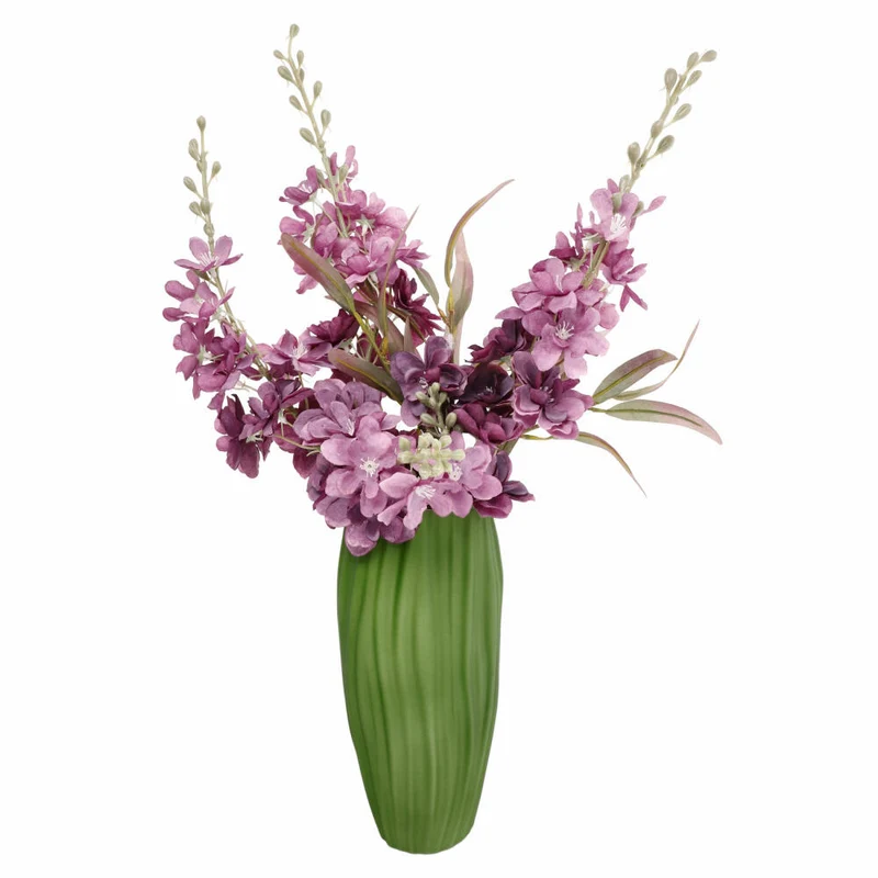Goebel Vase Kaiser Spirulina, Dekovase, Biskuit-Porzellan, Grün, 20 cm, 23123051