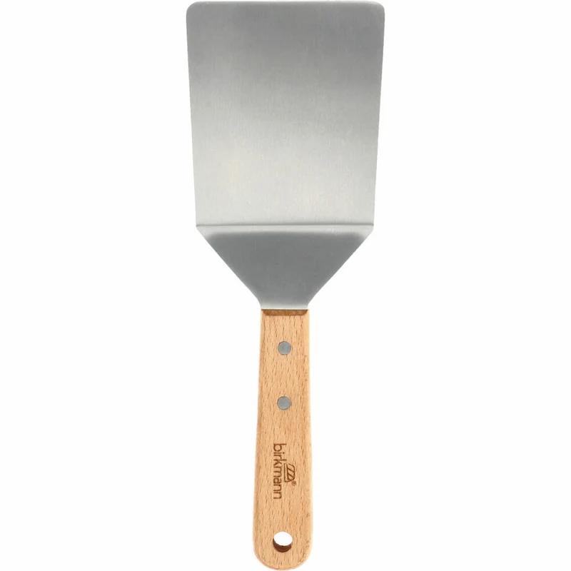 Birkmann Cause We Care Blech-Winkelpalette, Kuchenpalette, Backzubehör, Edelstahl / Buchenholz, 26 cm, 889156