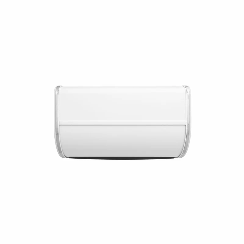 Brabantia Rollbrotkasten Groß, Brotkasten, Brotaufbewahrung, Stahl, White, 16 L, 236747