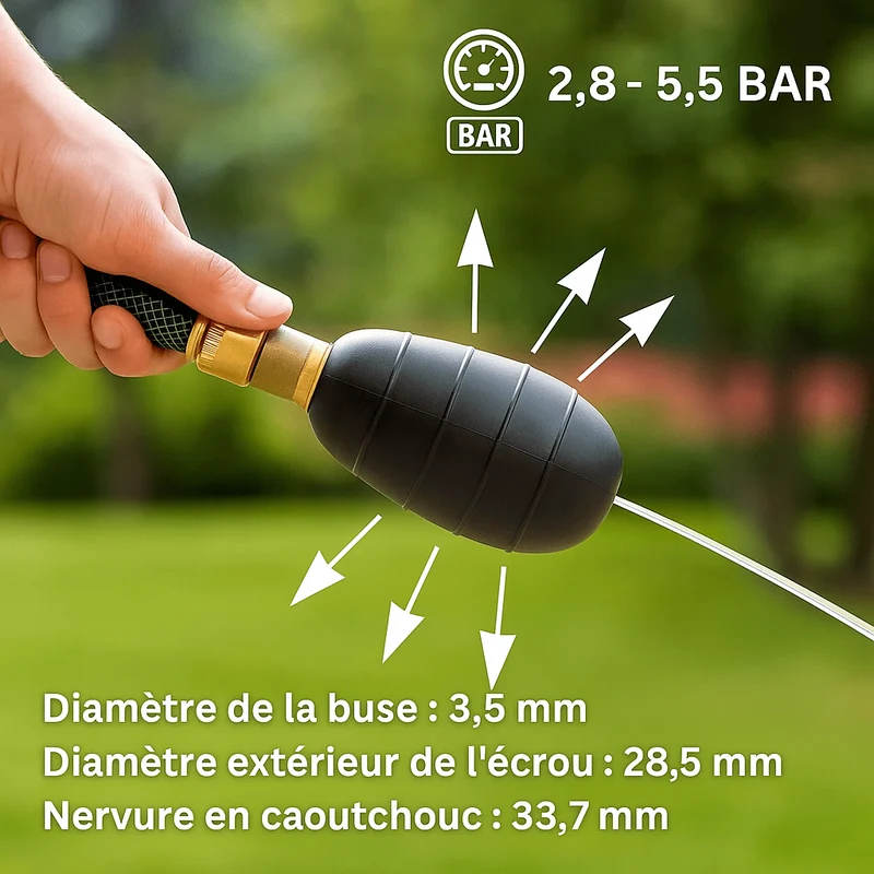 Drain King - 3 Pièces Déboucheur Canalisation - Éliminez les Bouchons