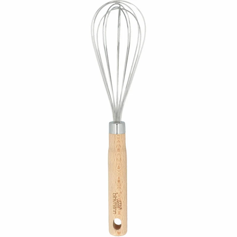 Birkmann Cause We Care Schneebesen, Rührbesen, Schlagbesen, Edelstahl / Buchenholz, 28 cm, 889217