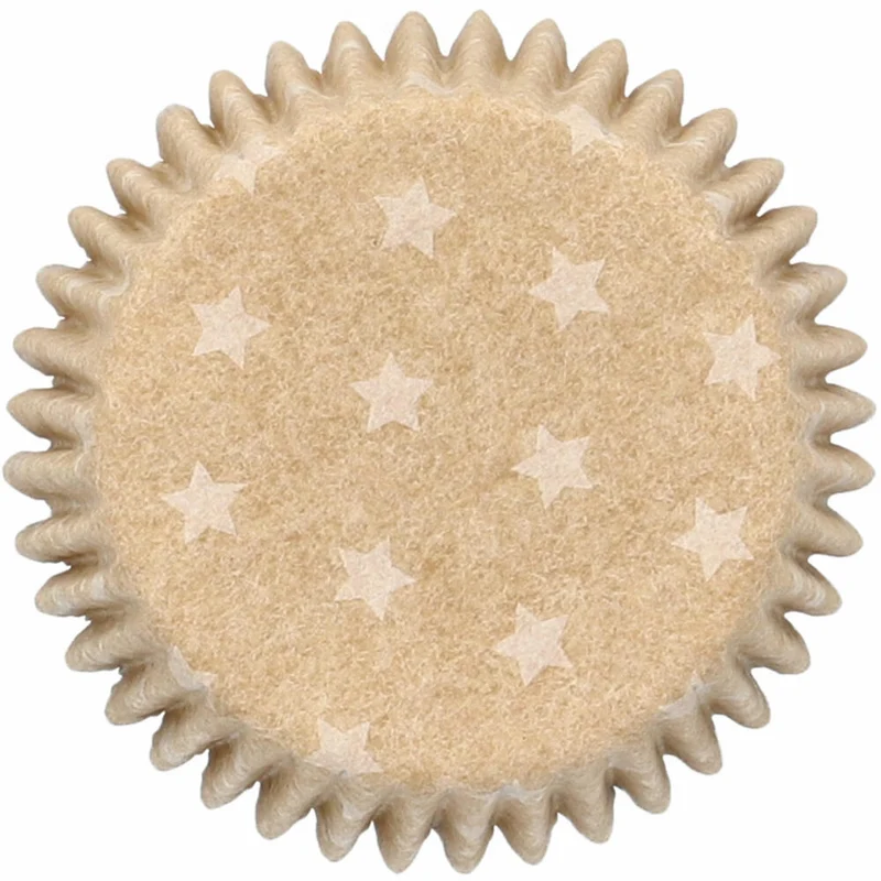 Birkmann Mini-Kraftpapierbackförmchen Ganzjahr, 75 Stück, Muffinbackförmchen, Papierbackförmchen, Papier, Ø 4 cm, 444959