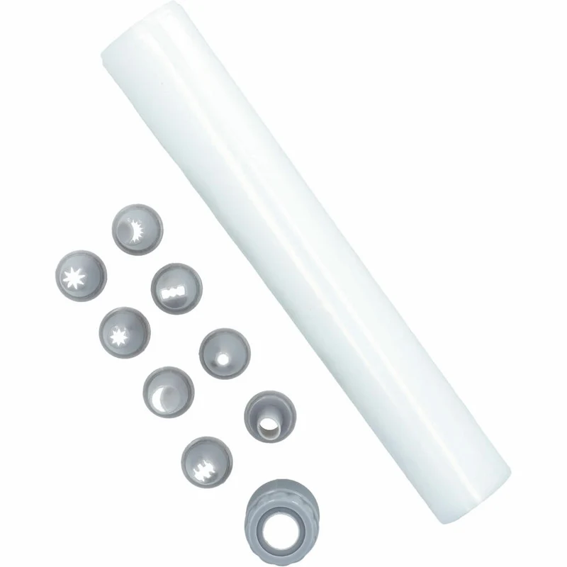 Birkmann Bakers Best Spritzbeutel-Set, 10-tlg., Spritztüllen, Garniertüllen, Backzubehör, 424098