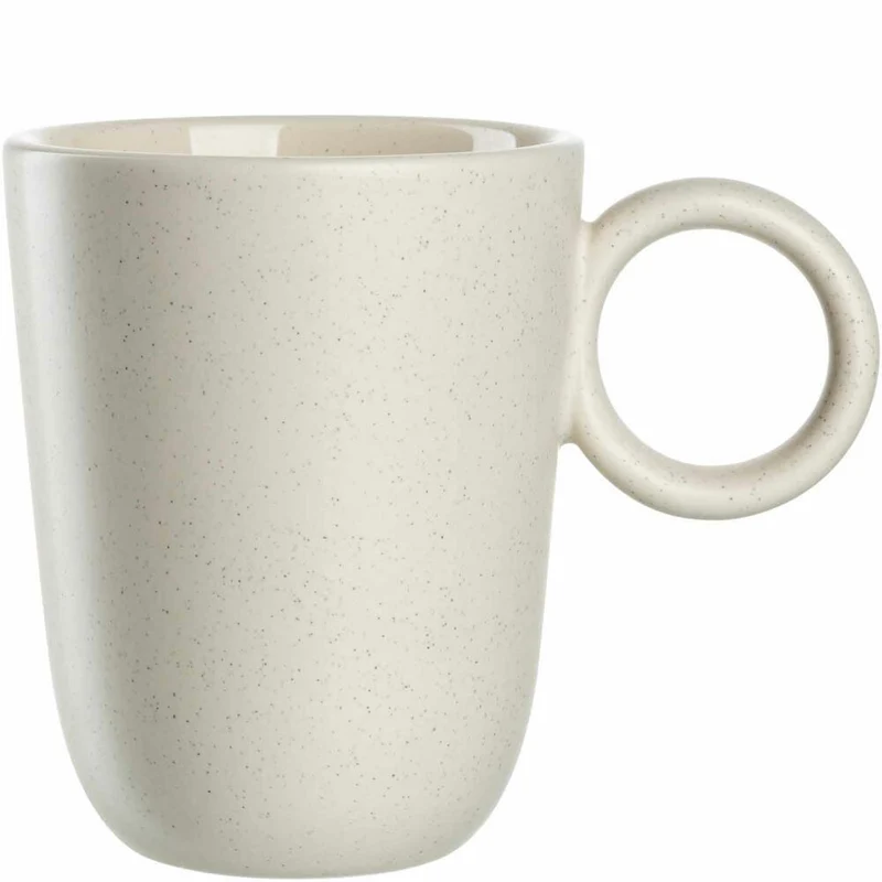 Leonardo Keramiktasse ROMA, Tasse, Becher, Keramik, Creme, 330 ml, 027262