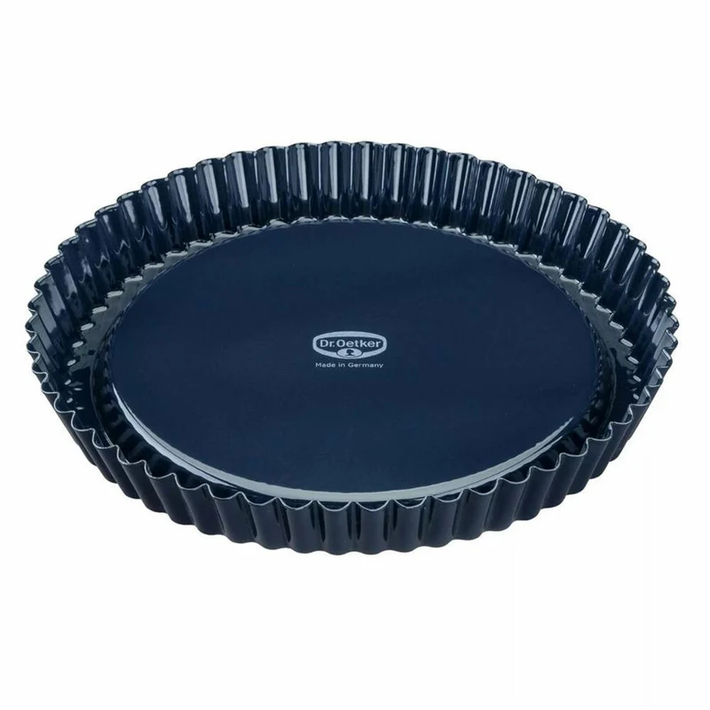 Dr. Oetker Obstkuchenform 28 cm BackLiebe Emaille, Kuchenform, Backform, 2370