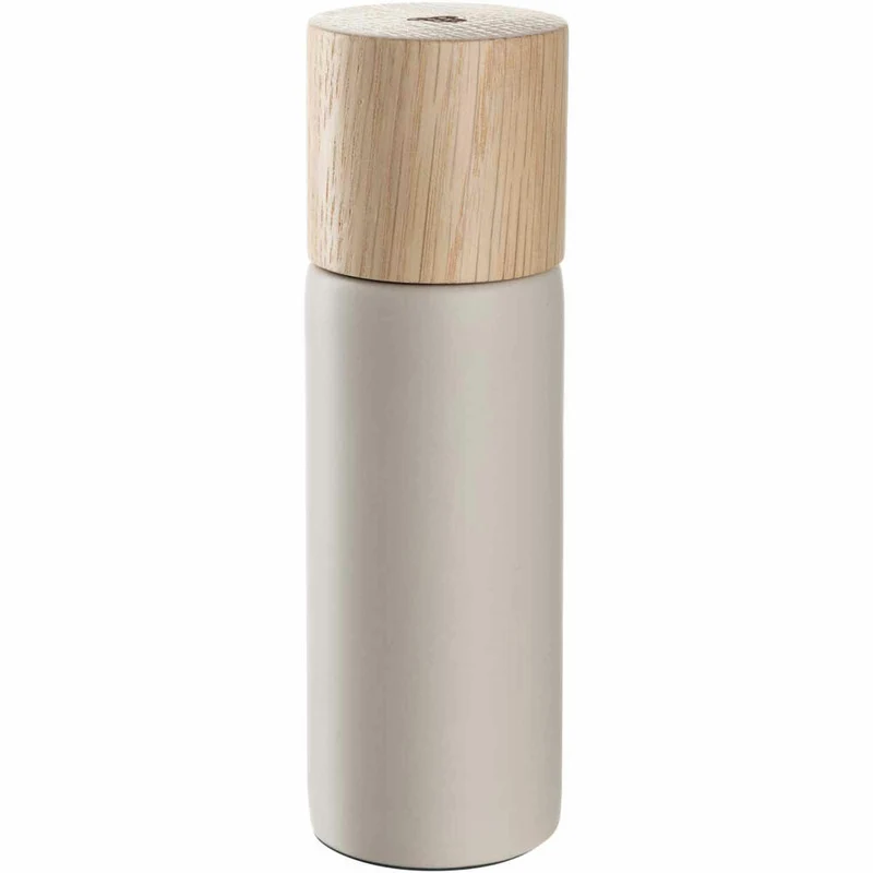 Leonardo Gewürzmühle Roma, Salzmühle, Pfeffermühle, Keramikmahlwerk, Beige, H 17.3 cm, 025440