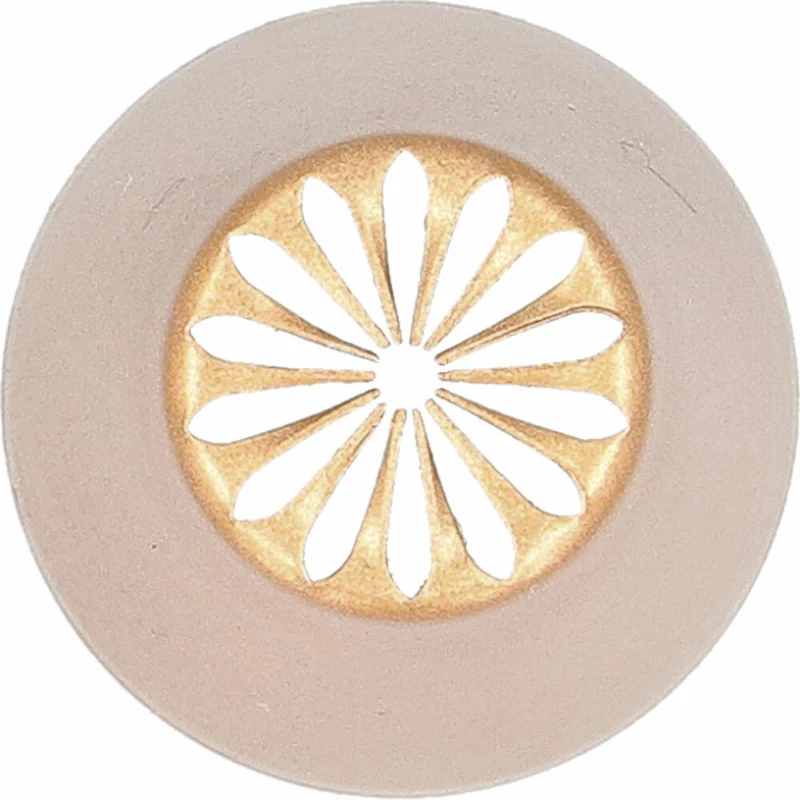 Birkmann Designtülle 1 Nr.100, Spritztülle, Garniertülle, Backzubehör, Edelstahl, Kupferfarben, Ø 17 mm, 409163