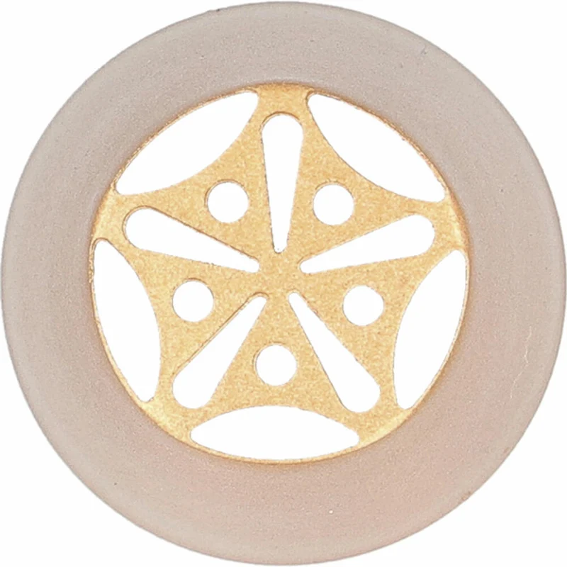 Birkmann Blütentülle Nr. 90, Spritztülle, Garniertülle, Backzubehör, Edelstahl, Kupferfarben, Ø 23 mm, 409194