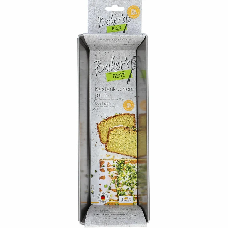 Birkmann Bakers Best Kastenkuchenform, Kuchenform, Backform, Karbonstahl, 30 cm, 886094
