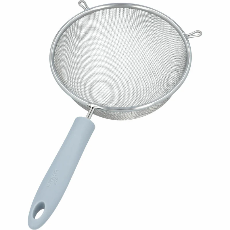 Birkmann Bakers Best Sieb, Haushaltssieb, Küchensieb, Edelstahl / Kunststoff, 16 cm, 424333