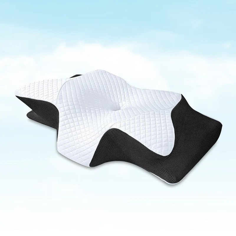 Oreiller Orthopédique - Sommeil Profond - Soulagement Cervical et Dorsal
