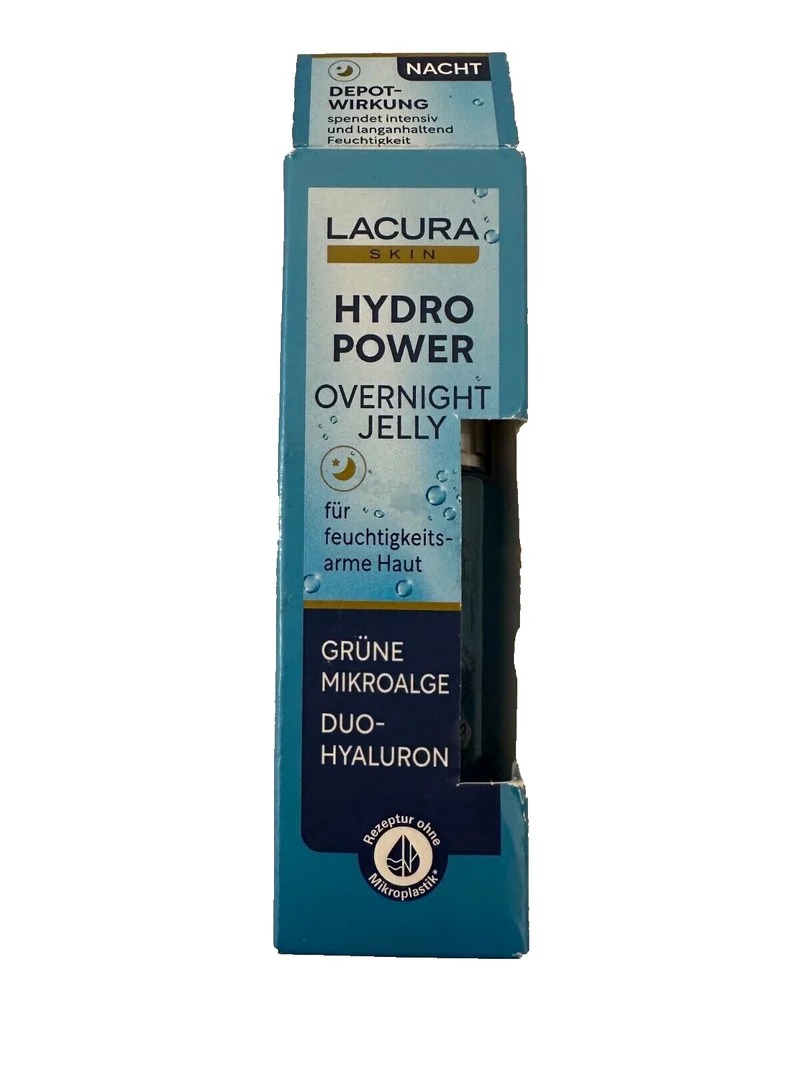 Lacura Skin Hydro Power Overnight Jelly, mit Grüne Mikroalge, 30 ml, neu&ovp