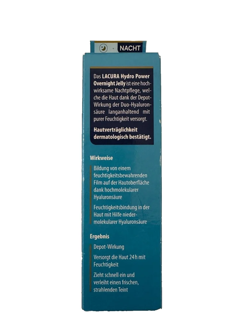 Lacura Skin Hydro Power Overnight Jelly, mit Grüne Mikroalge, 30 ml, neu&ovp