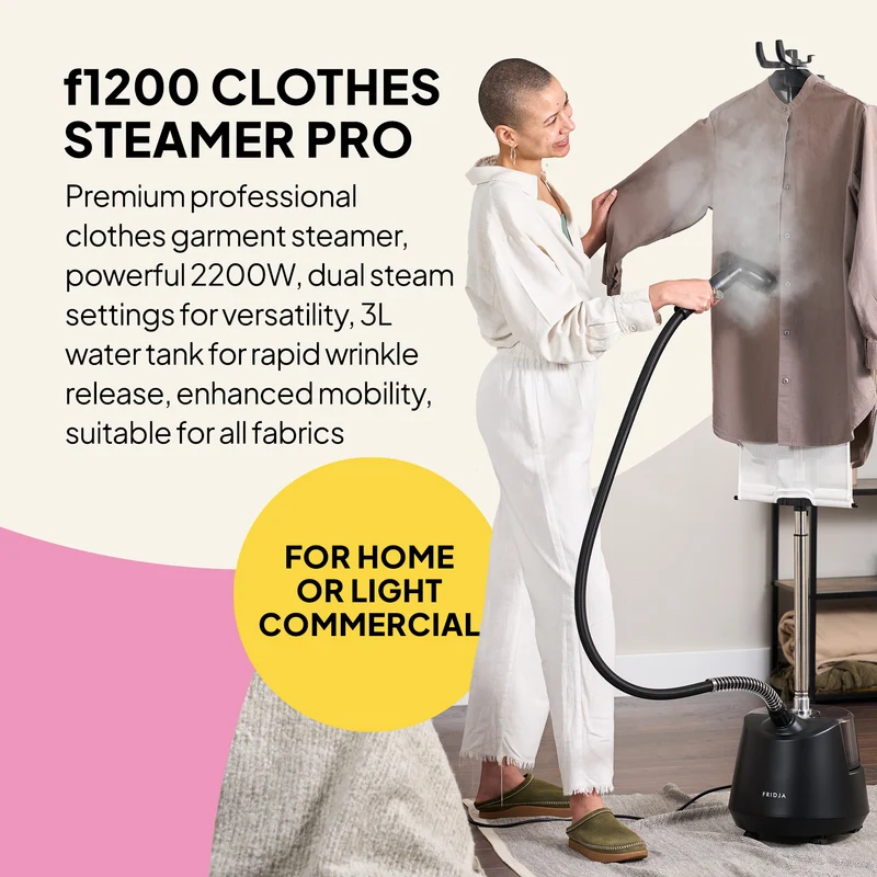 Garment Care Pro Duo – f1200 Clothes Steamer Pro & f40 Fabric Shaver