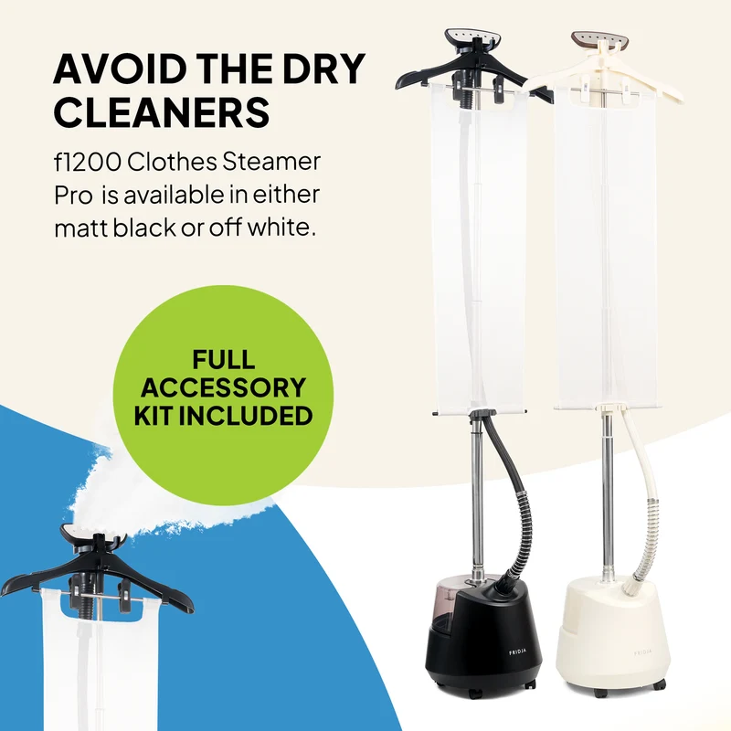Garment Care Pro Duo – f1200 Clothes Steamer Pro & f40 Fabric Shaver