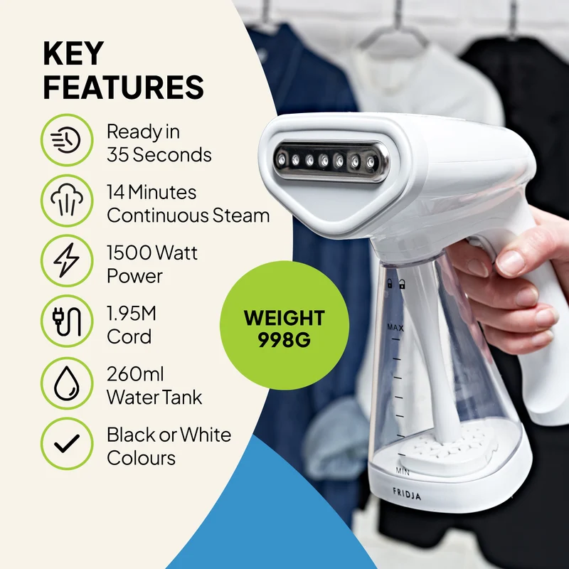 f10 Handheld Clothes Steamer - Refurbished