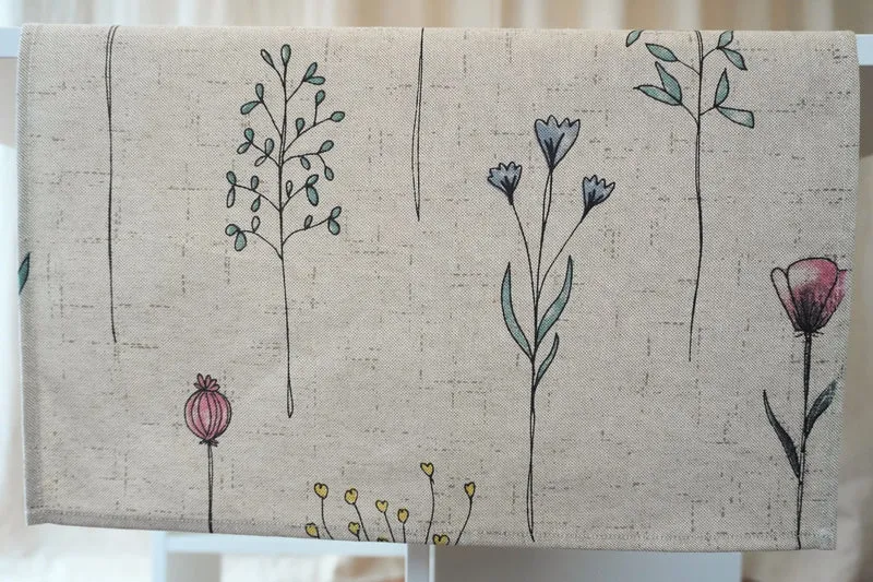 Blumen Tischdecke, Tischläufer - Blumenfeld für den Tisch