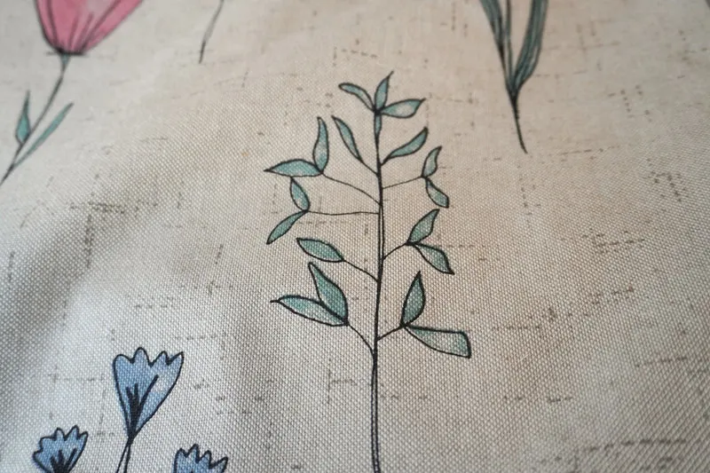 Blumen Tischdecke, Tischläufer - Blumenfeld für den Tisch
