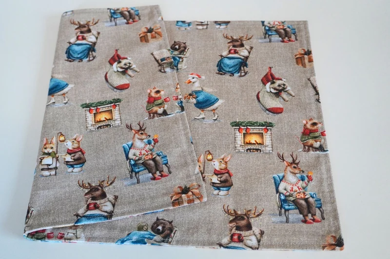 Platzmatte, Tischset, zwei Seiten Oeko-Tex, märchenhafte Tiermotive