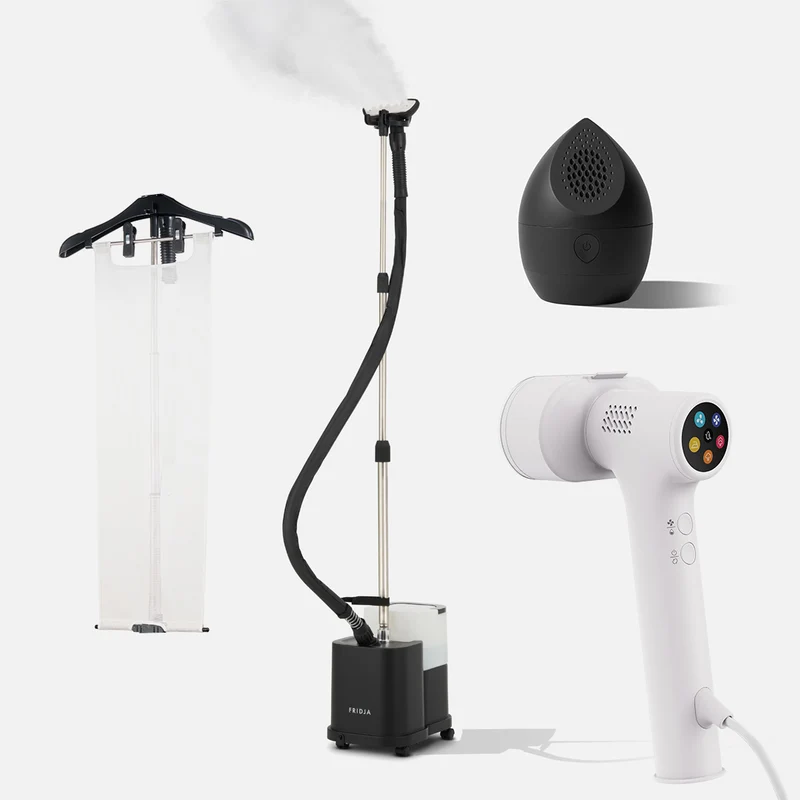 Commercial Garment Care Kit – f1600 Commercial Clothes Steamer, Flexible Ironing Board, f20 Handheld Clothes Steamer Pro & f40 Fabric Shaver