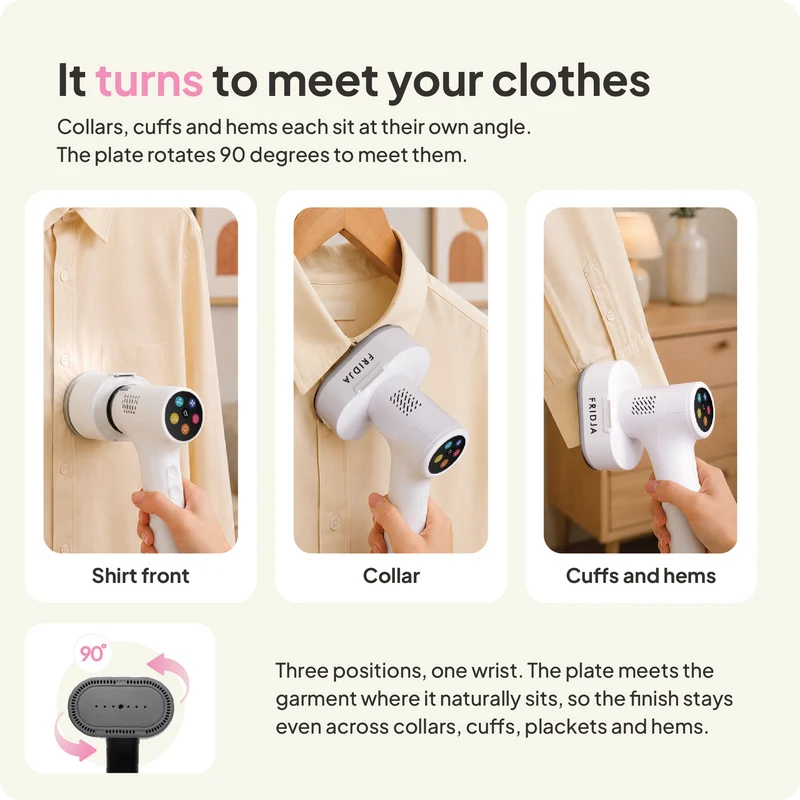 f20 Handheld Clothes Steamer Pro with Suction