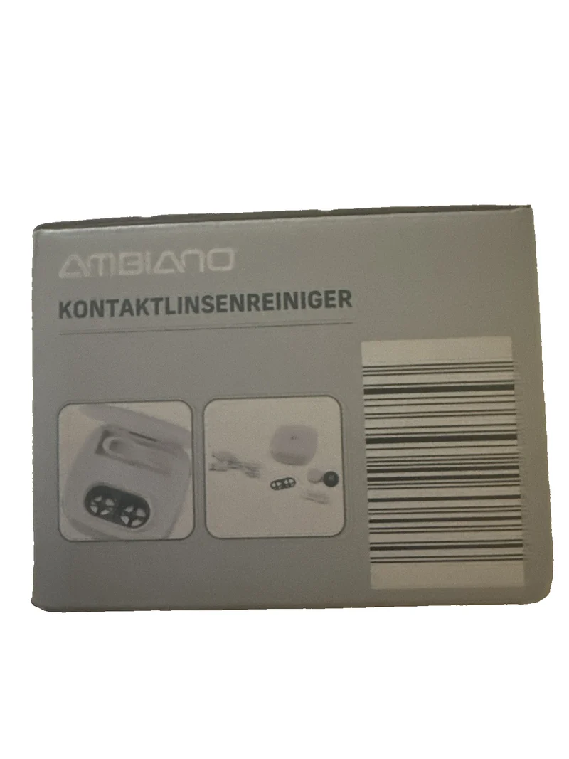 AMBIANO Kontaktlinsenreiniger mit Akku, Ultraschall- Reinigung, neu&ovp