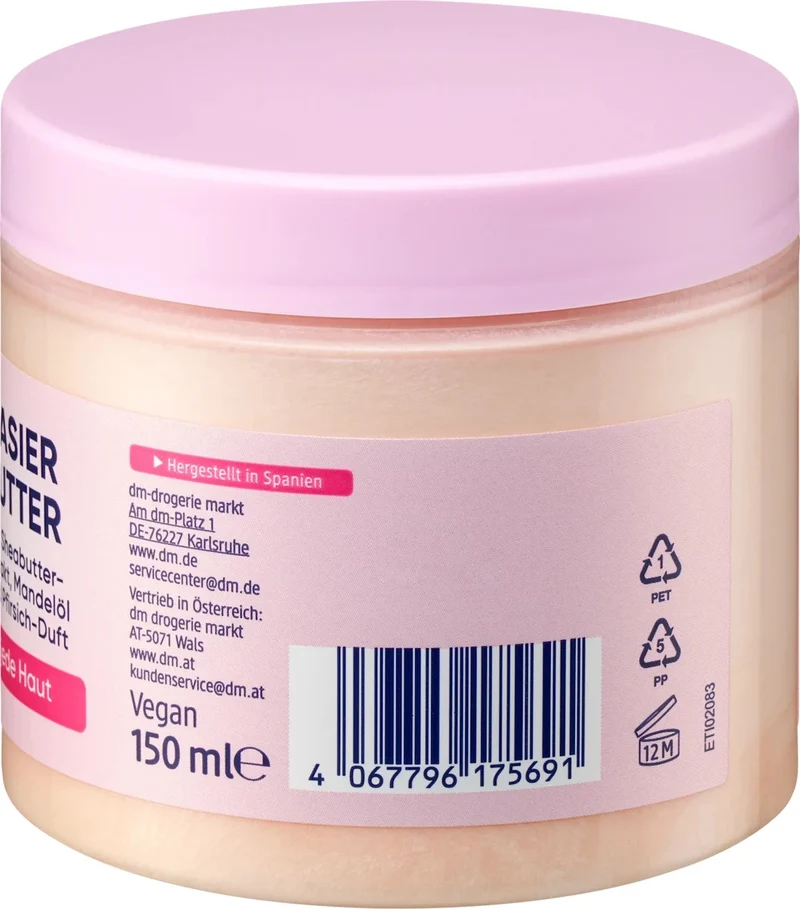 Balea Rasierbutter Pfirsich, 150 ml, neu&ovp
