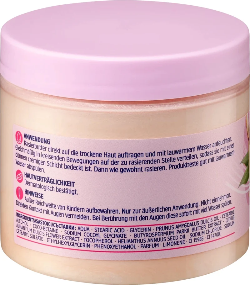 Balea Rasierbutter Pfirsich, 150 ml, neu&ovp