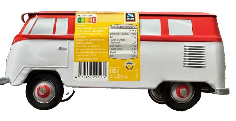 Volkswagen VW T1 Bus Bulli Collection Keks-/Aufbewahrungsdose aus Metall, neu