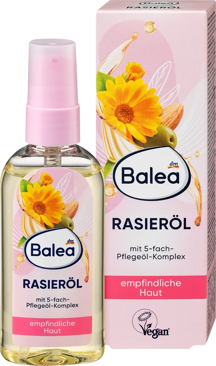 Balea Rasieröl mit 5-fach Pflege-Öl-Komplex, 75ml, neu&ovp