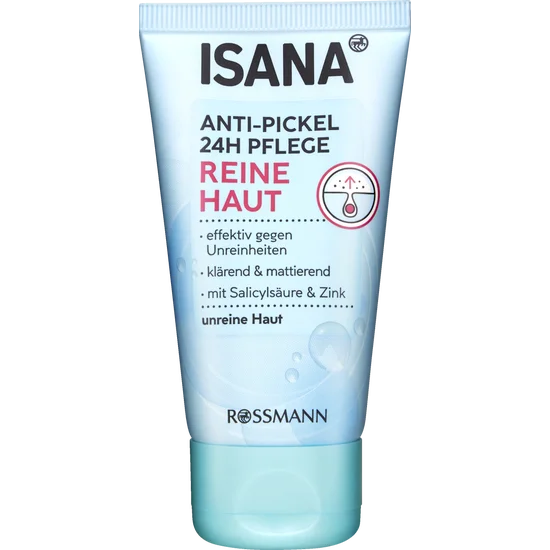 ISANA Reine Haut Anti-Pickel 24h Feuchtigkeitspflege, 50 ml, neu&ovp