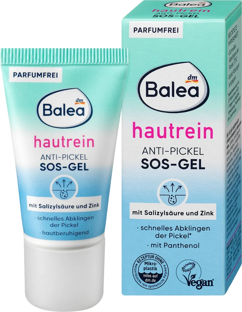 Balea Anti Pickel SOS-Gel Hautrein, 15 ml, neu&ovp