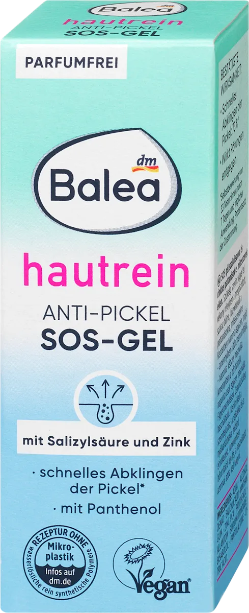 Balea Anti Pickel SOS-Gel Hautrein, 15 ml, neu&ovp