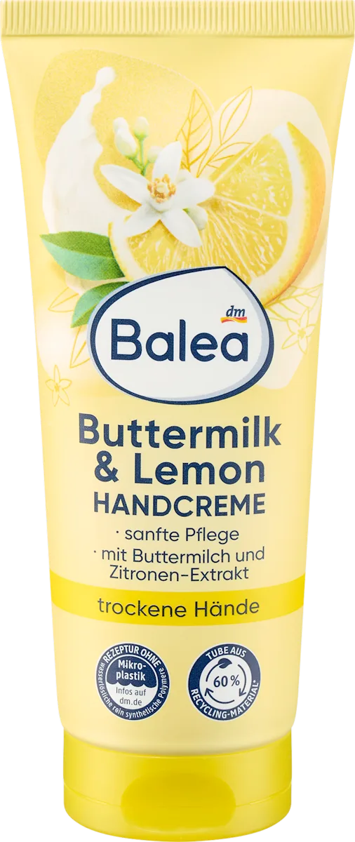 Balea Handcreme Buttermilk & Lemon, 100 ml