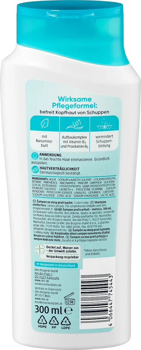 Balea Shampoo Anti Schuppen, 1 x 300 ml