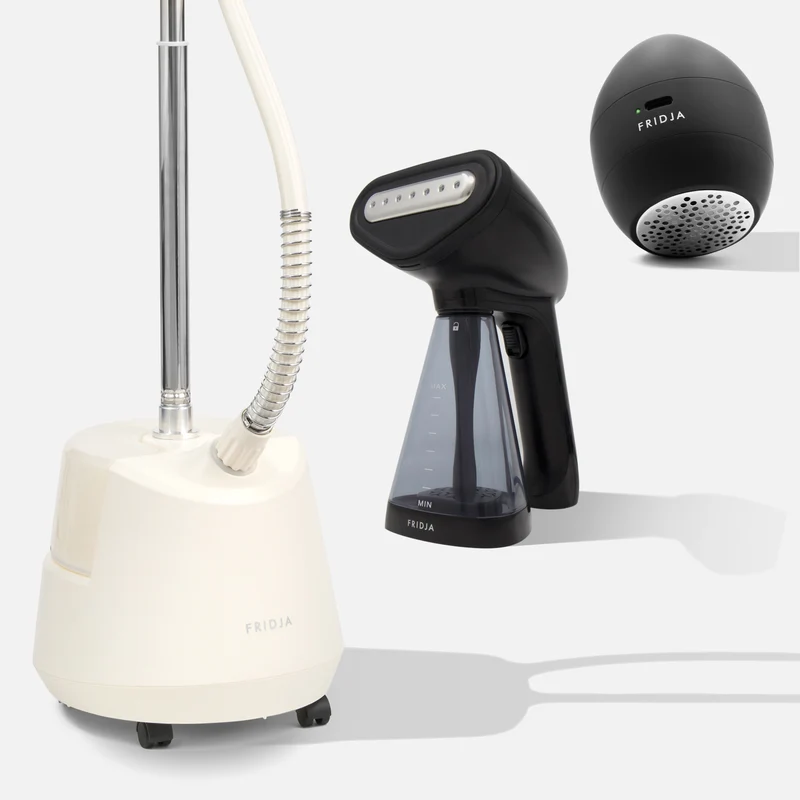 Garment Care Trio – f1200 Clothes Steamer Pro, f10 Handheld & f40 Fabric Shaver
