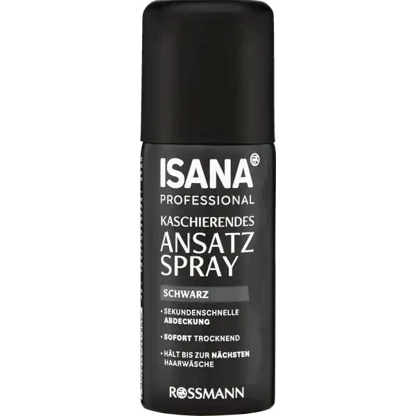 ISANA PROFESSIONAL kaschierendes Ansatzspray, Schwarz, 100ml, neu&ovp