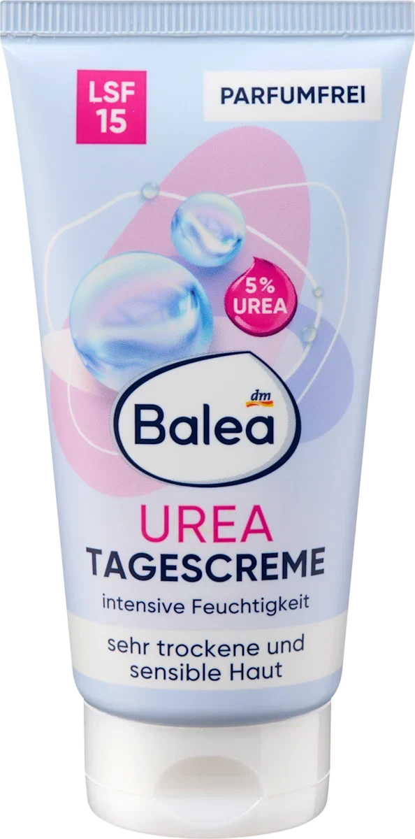 Balea Tagescreme Urea, 5%Urea, LSF 15, 50 ml, neu&ovp