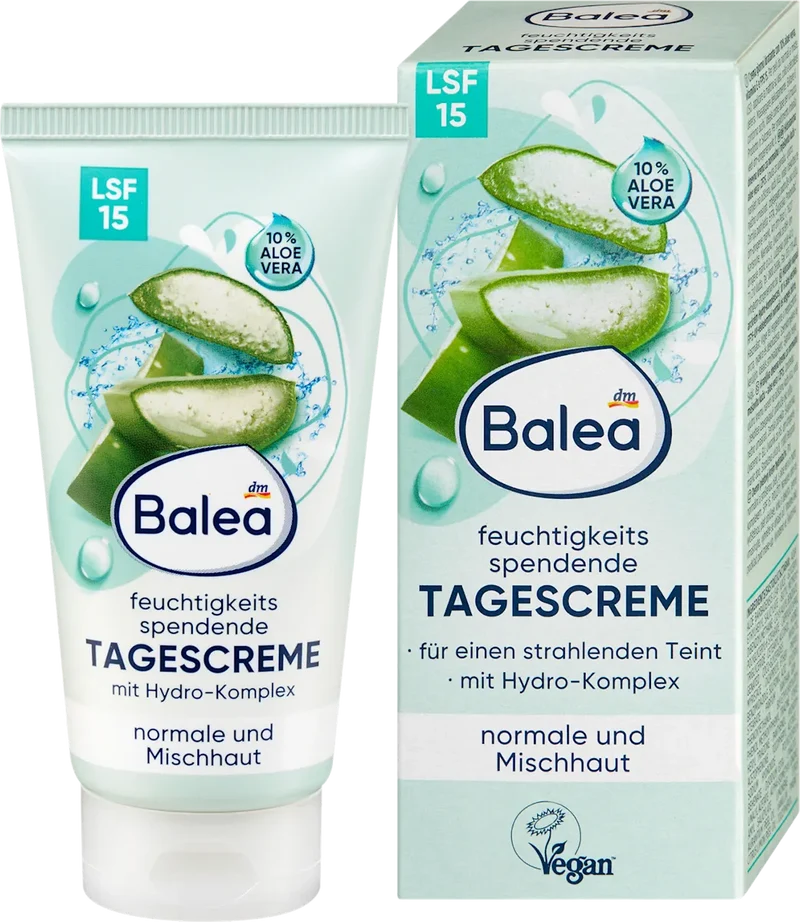 Balea Gesichtscreme feuchtigkeitsspendend LSF 15, 50 ml, neu&ovp